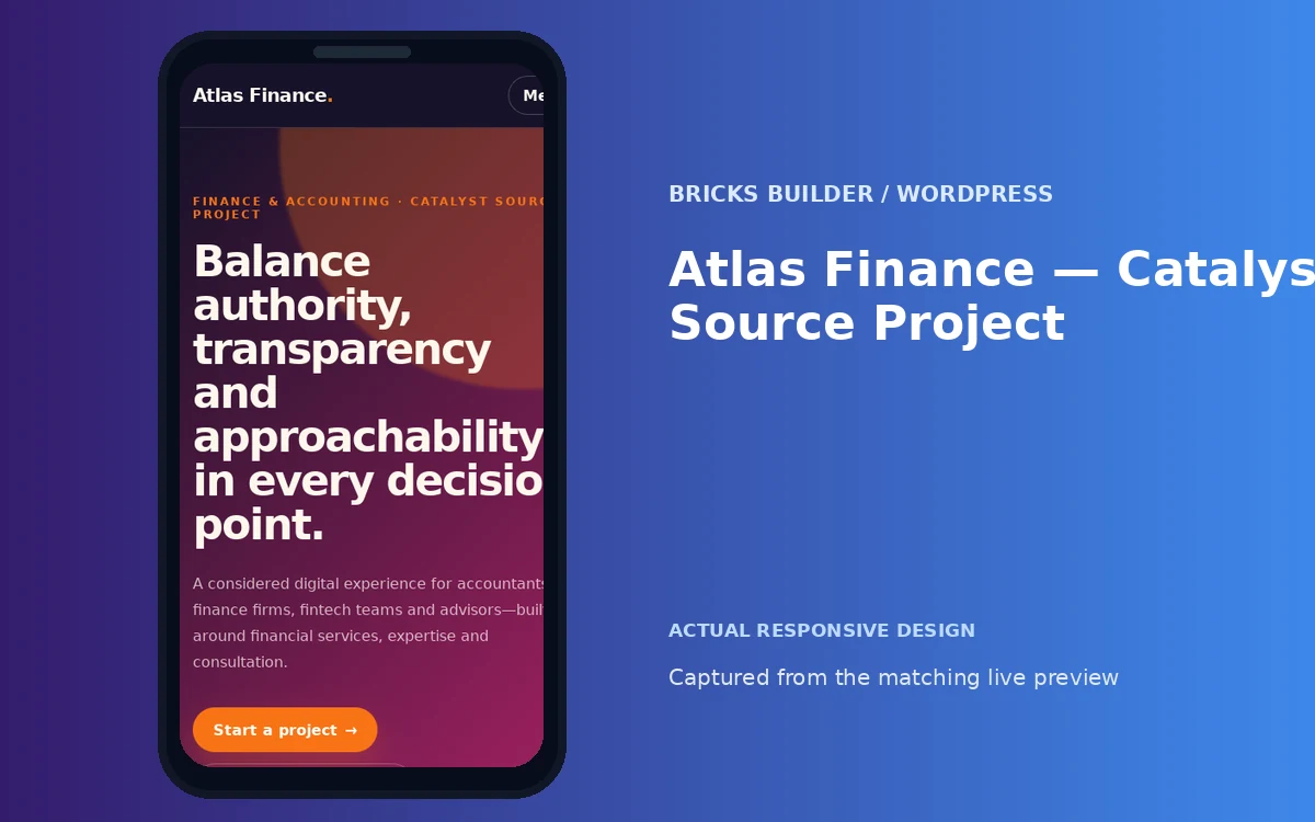 Atlas Finance — Catalyst Source Project screenshot 4
