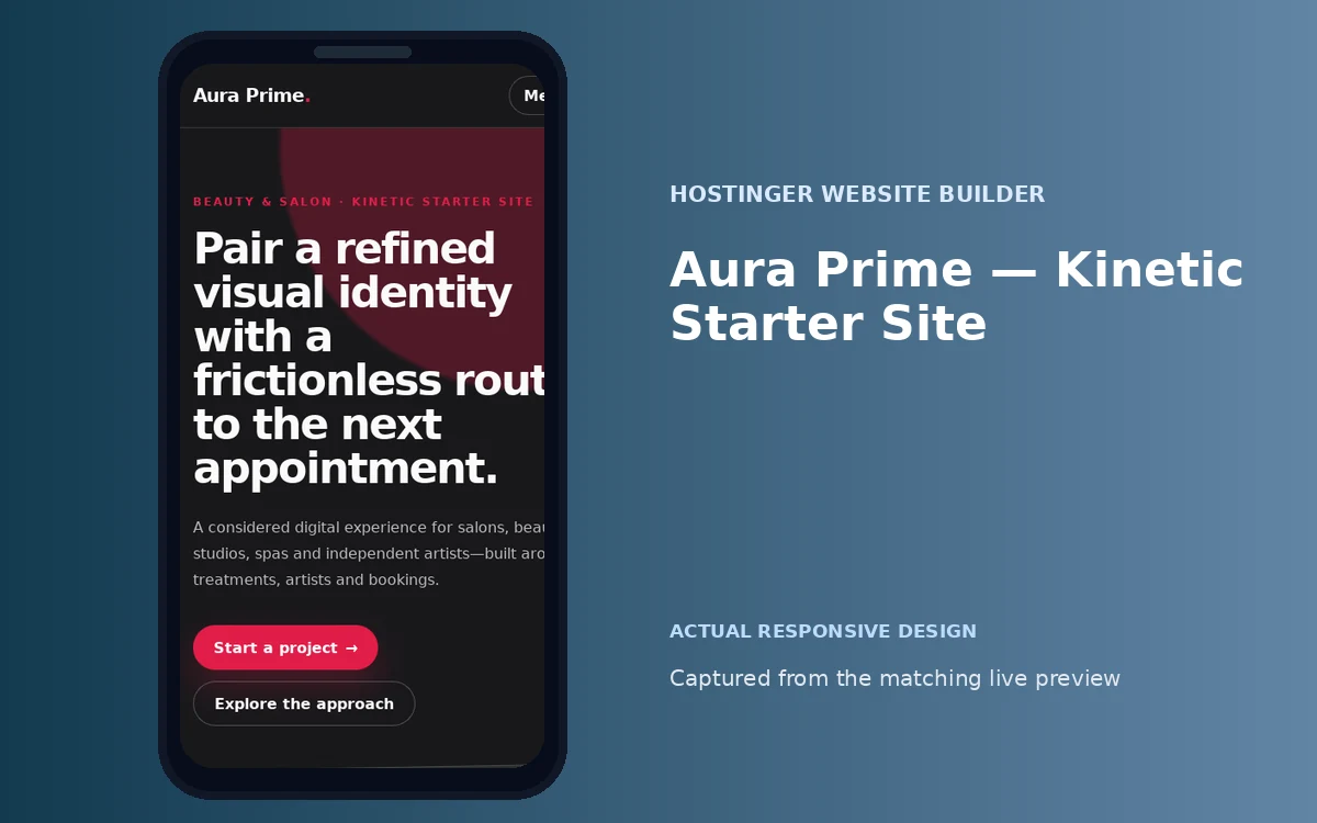 Aura Prime — Kinetic Starter Site screenshot 4