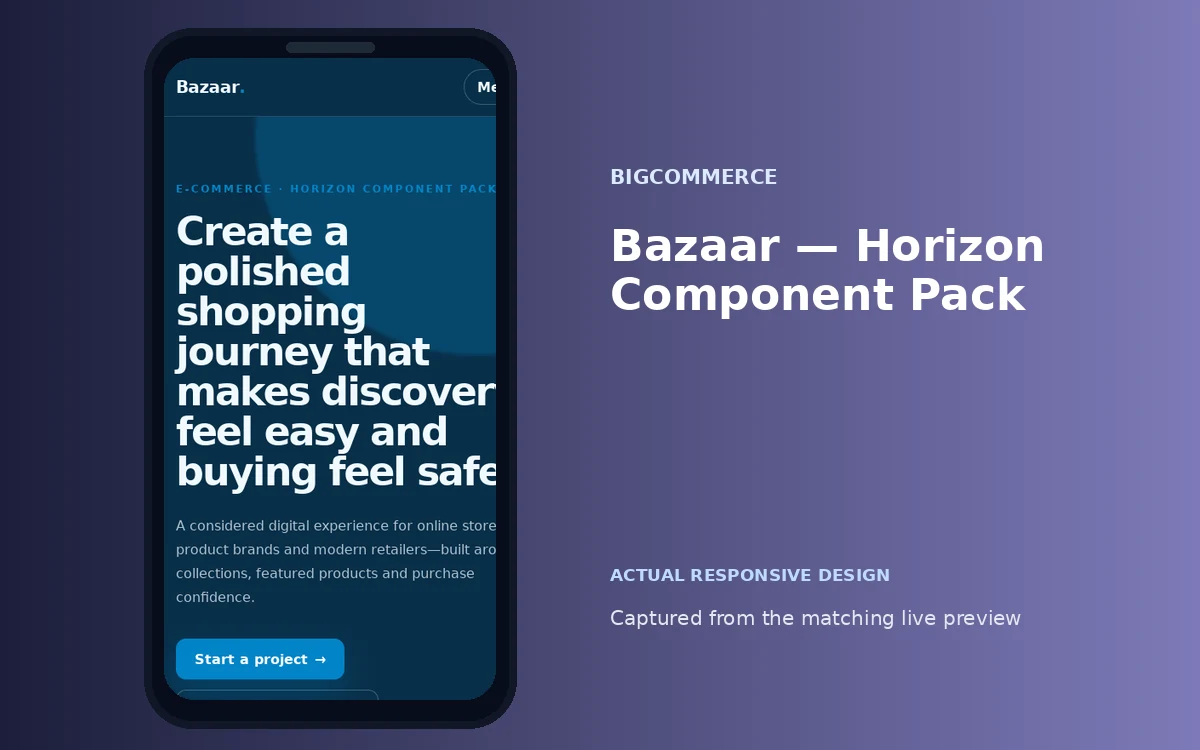 Bazaar — Horizon Component Pack screenshot 4