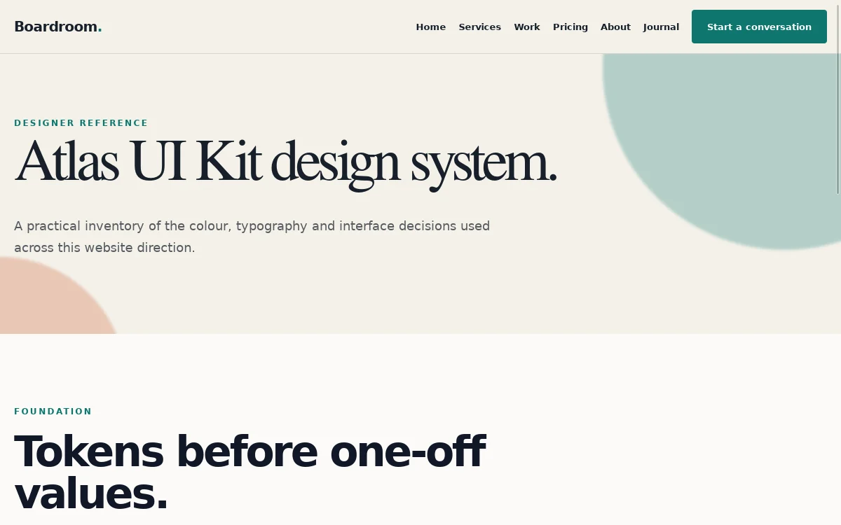 Boardroom — Atlas UI Kit screenshot 3