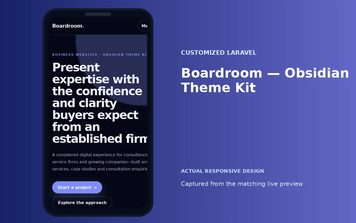 Boardroom — Obsidian Theme Kit screenshot 4