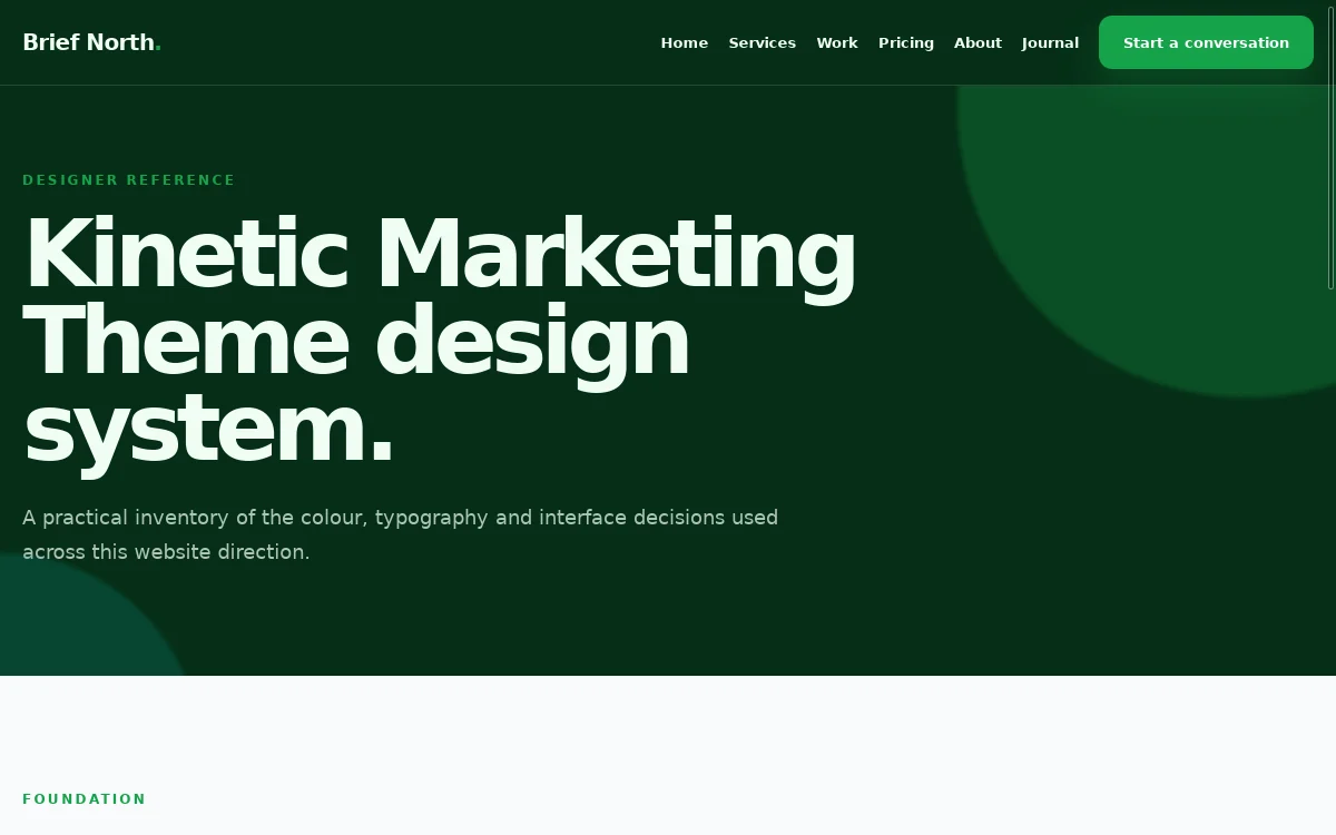 Brief North — Kinetic Marketing Theme screenshot 3