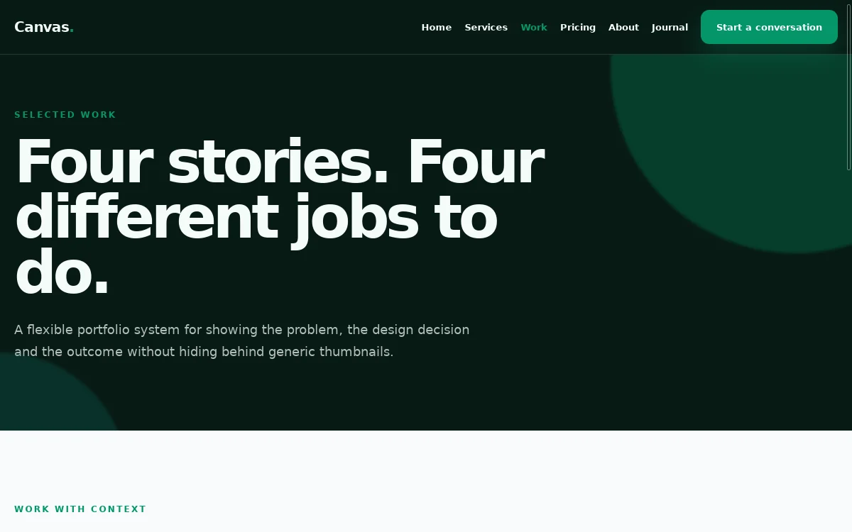 Canvas — Conversion Landing System screenshot 2