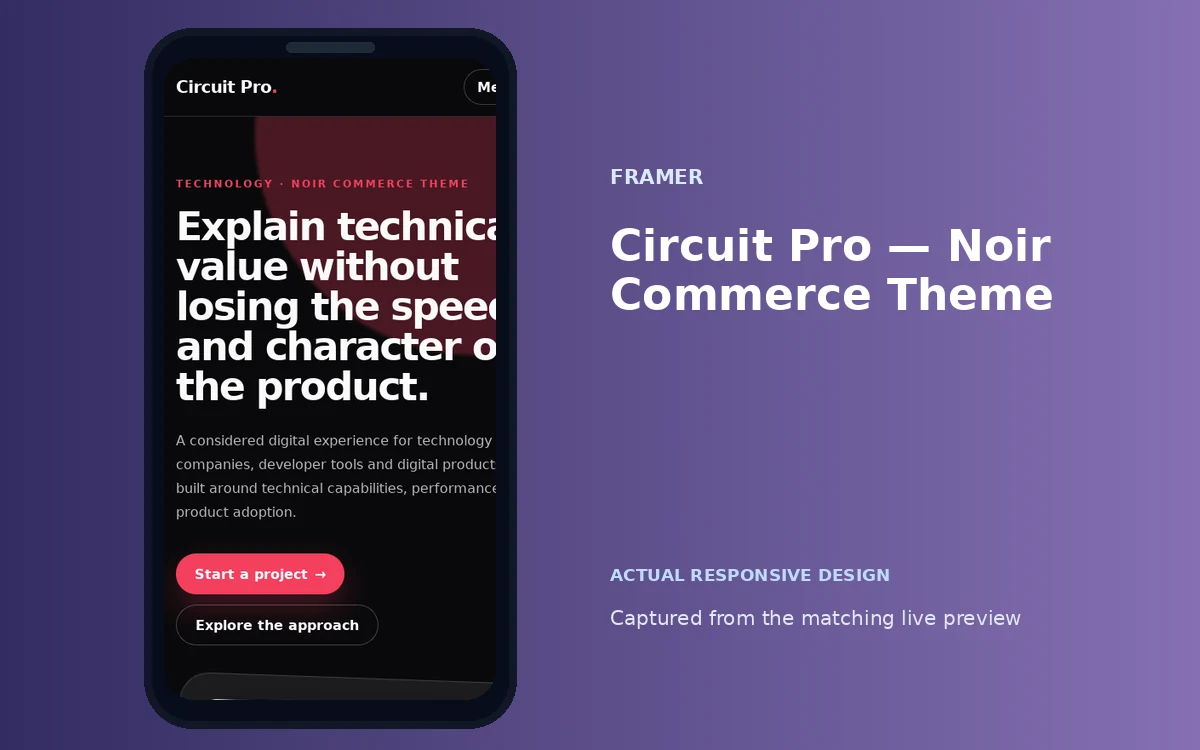 Circuit Pro — Noir Commerce Theme screenshot 4