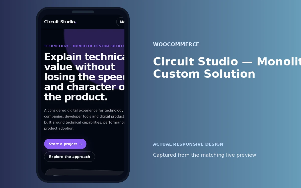 Circuit Studio — Monolith Custom Solution screenshot 4