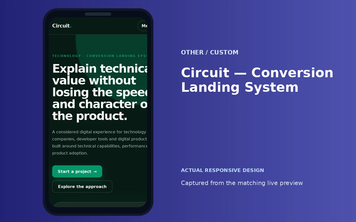 Circuit — Conversion Landing System screenshot 4