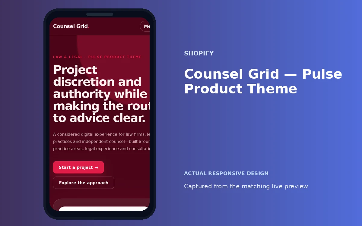 Counsel Grid — Pulse Product Theme screenshot 4