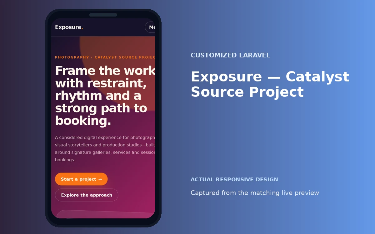 Exposure — Catalyst Source Project screenshot 4
