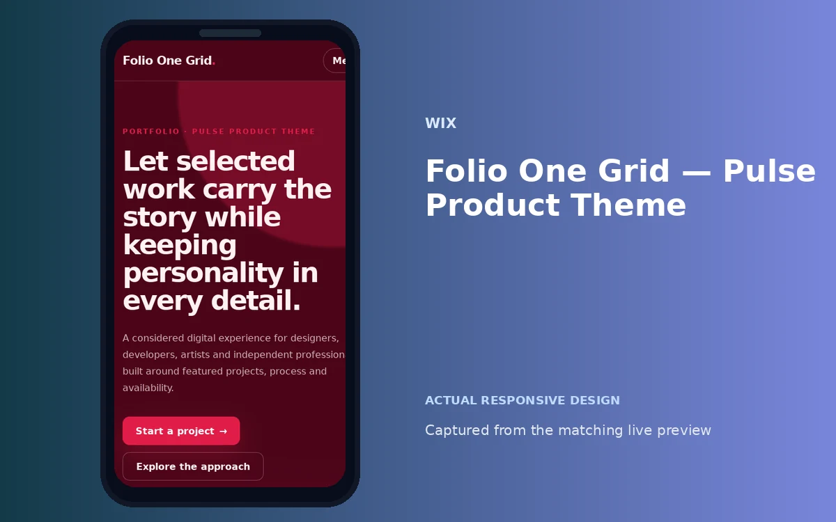 Folio One Grid — Pulse Product Theme screenshot 4