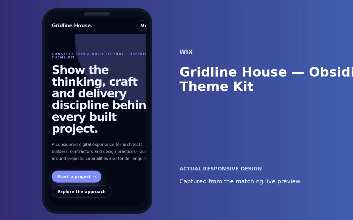 Gridline House — Obsidian Theme Kit screenshot 4