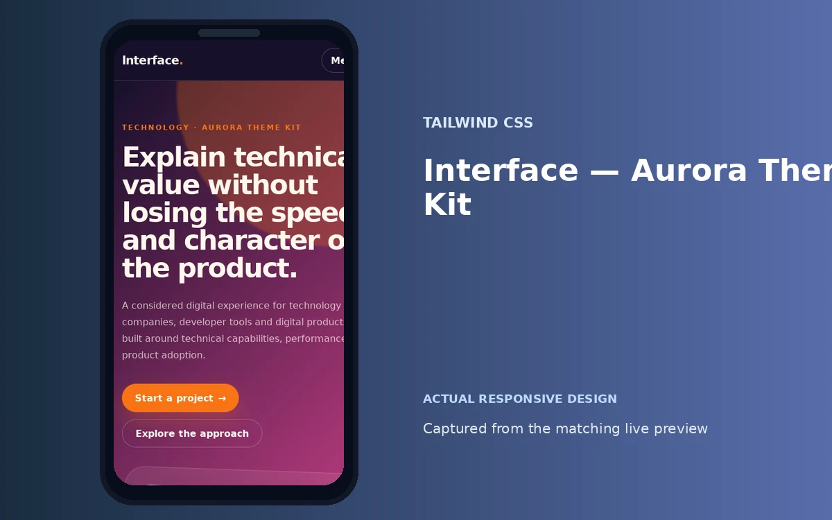Interface — Aurora Theme Kit screenshot 4
