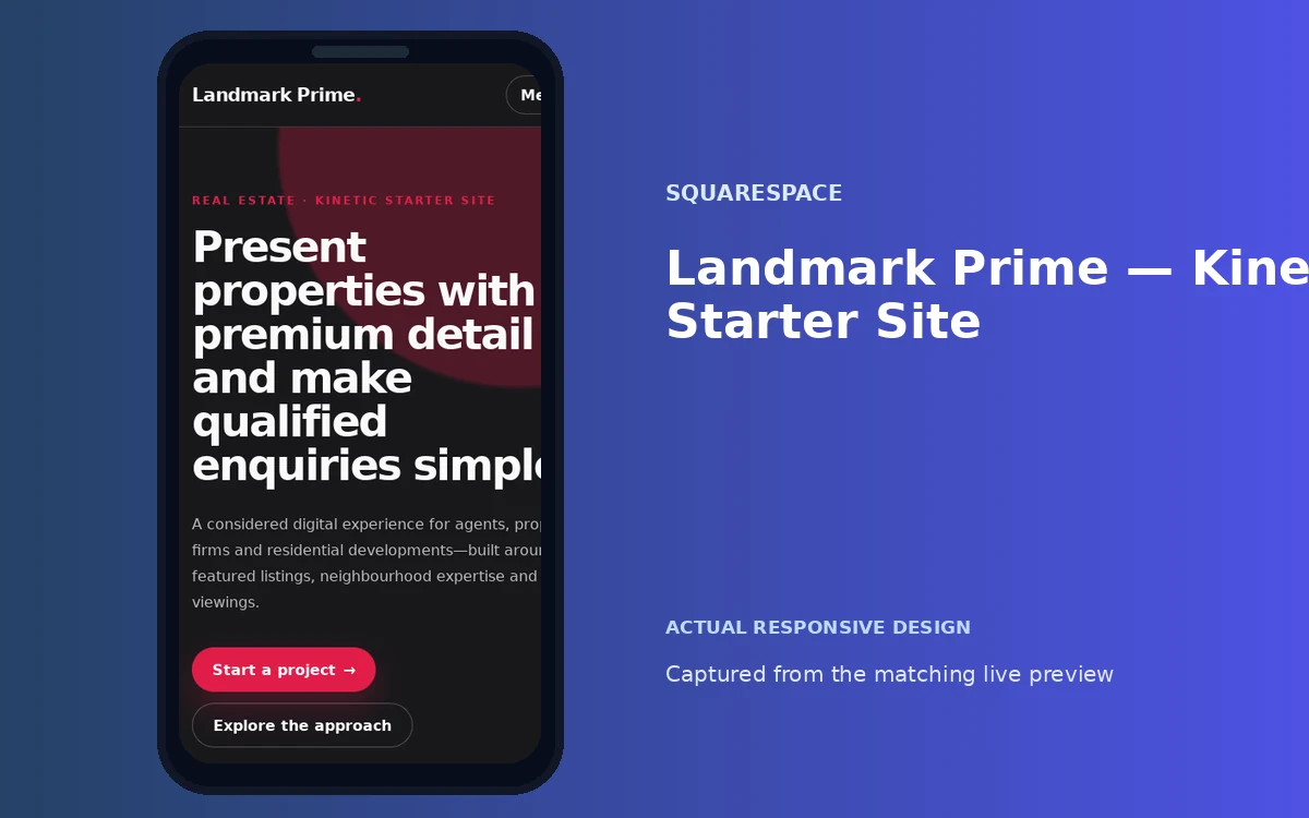 Landmark Prime — Kinetic Starter Site screenshot 4