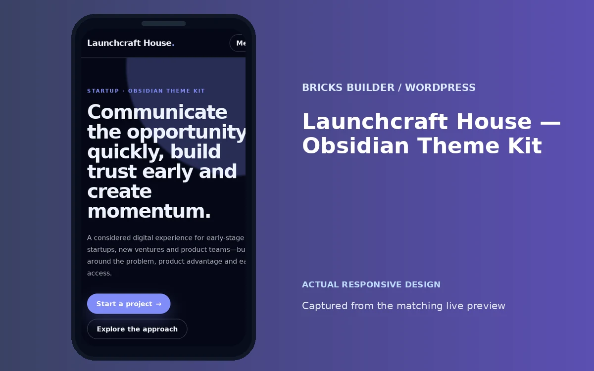Launchcraft House — Obsidian Theme Kit screenshot 4