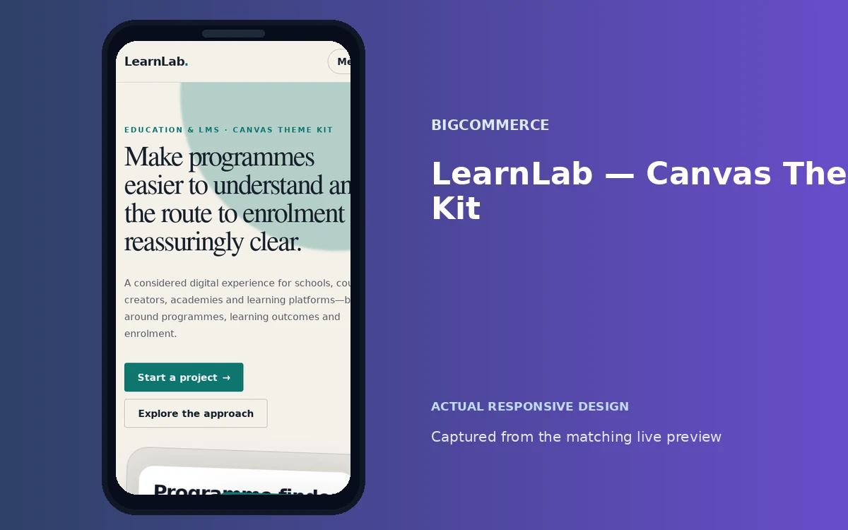 LearnLab — Canvas Theme Kit screenshot 4