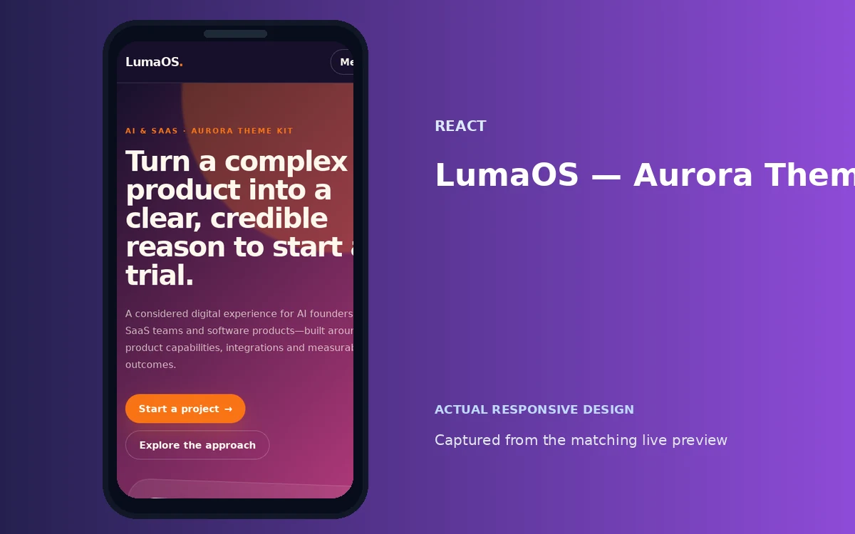 LumaOS — Aurora Theme Kit screenshot 4