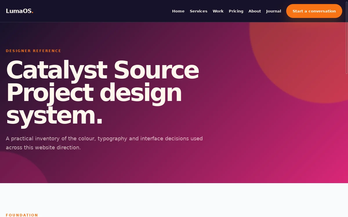 LumaOS — Catalyst Source Project screenshot 3