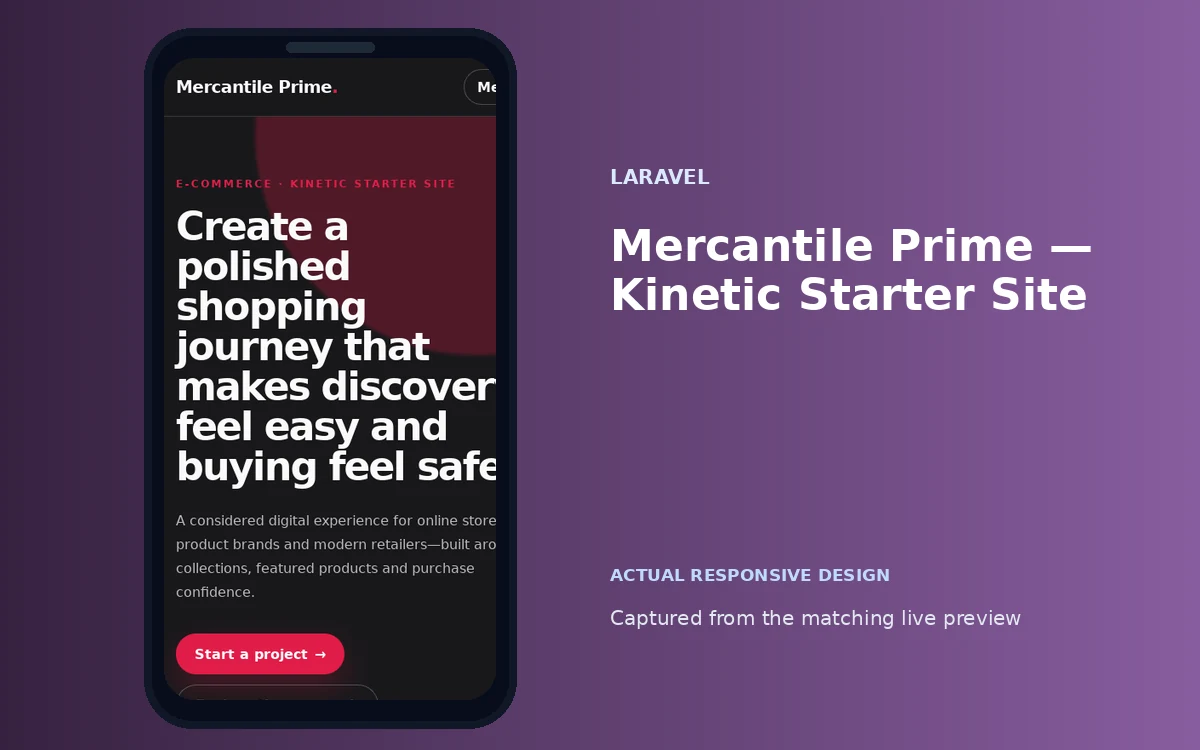Mercantile Prime — Kinetic Starter Site screenshot 4