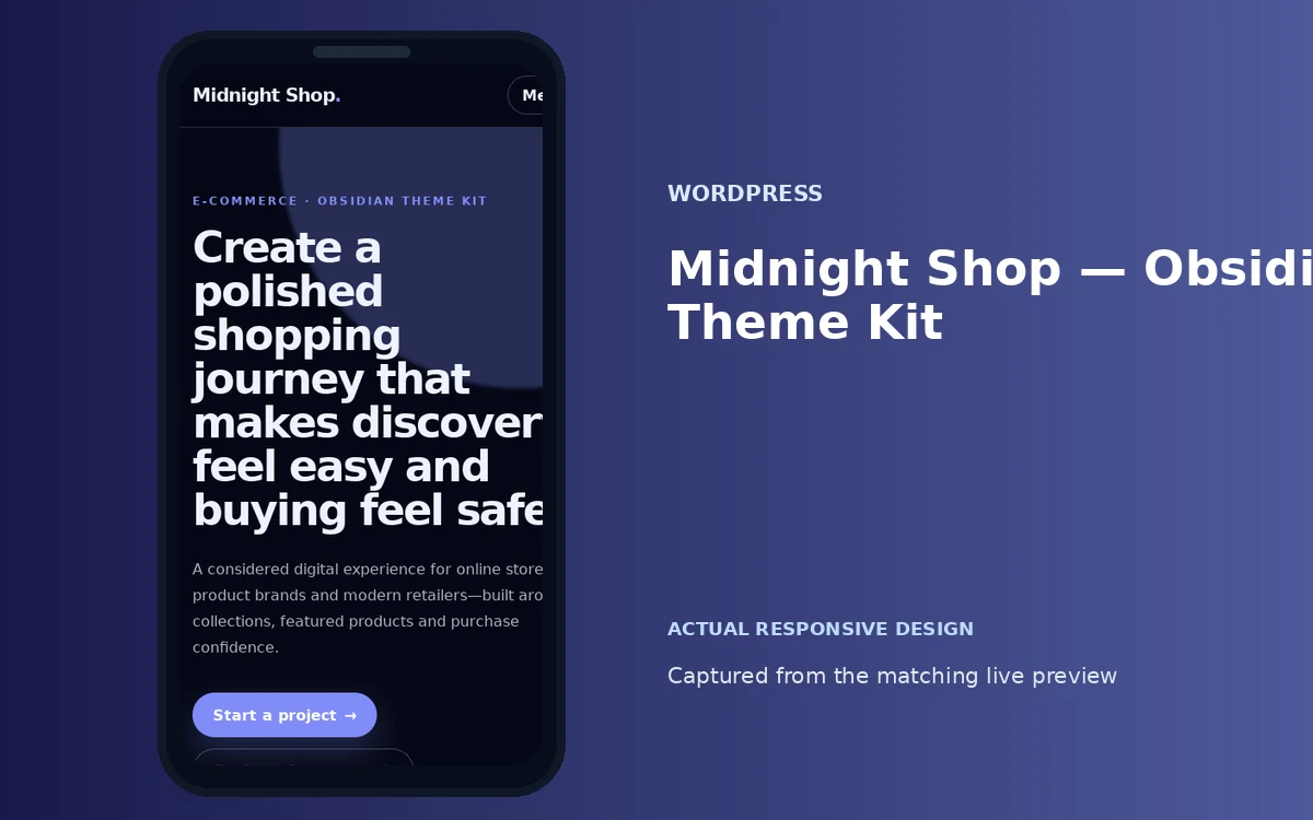 Midnight Shop — Obsidian Theme Kit screenshot 4