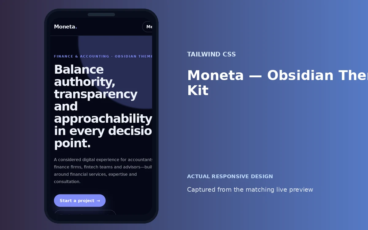 Moneta — Obsidian Theme Kit screenshot 4