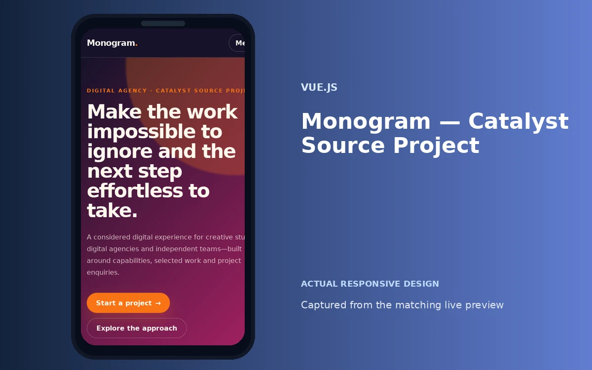 Monogram — Catalyst Source Project screenshot 4