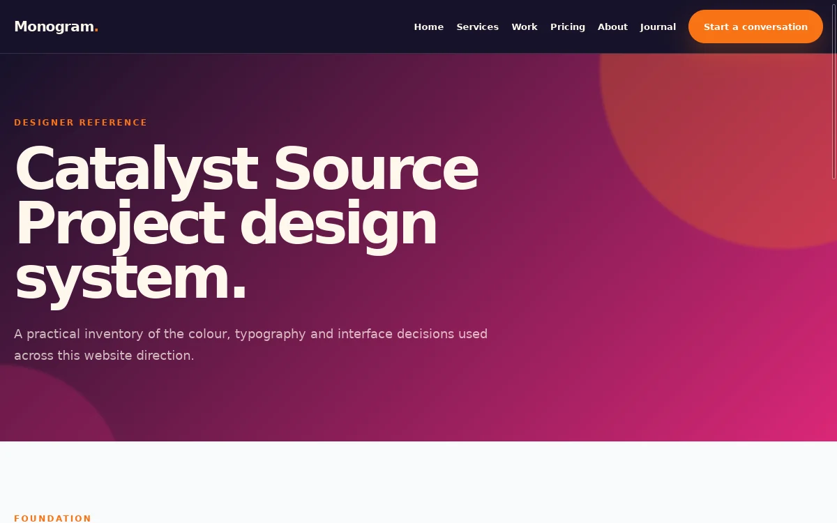 Monogram — Catalyst Source Project screenshot 3