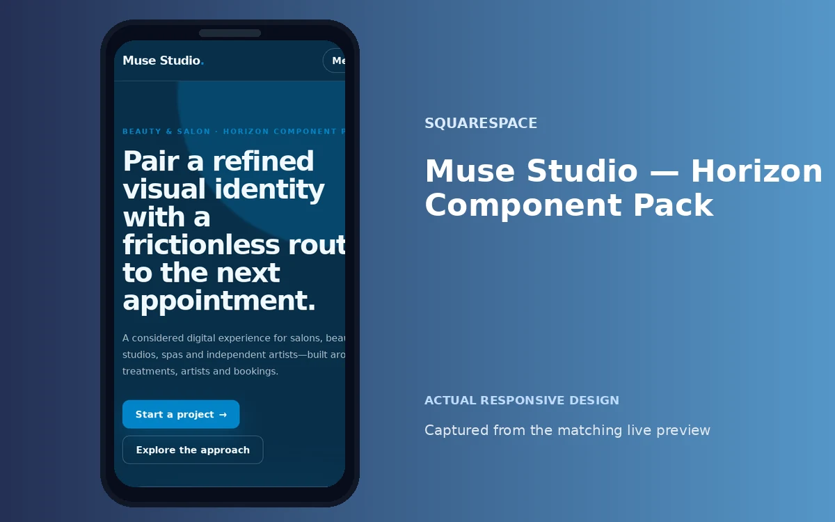 Muse Studio — Horizon Component Pack screenshot 4