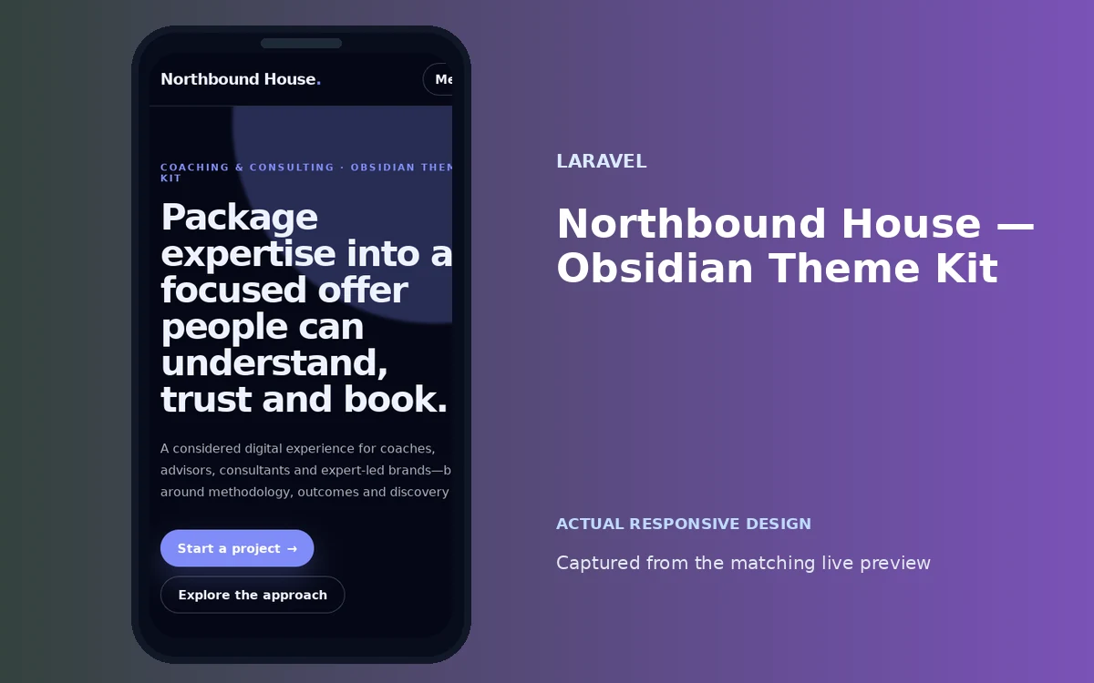 Northbound House — Obsidian Theme Kit screenshot 4