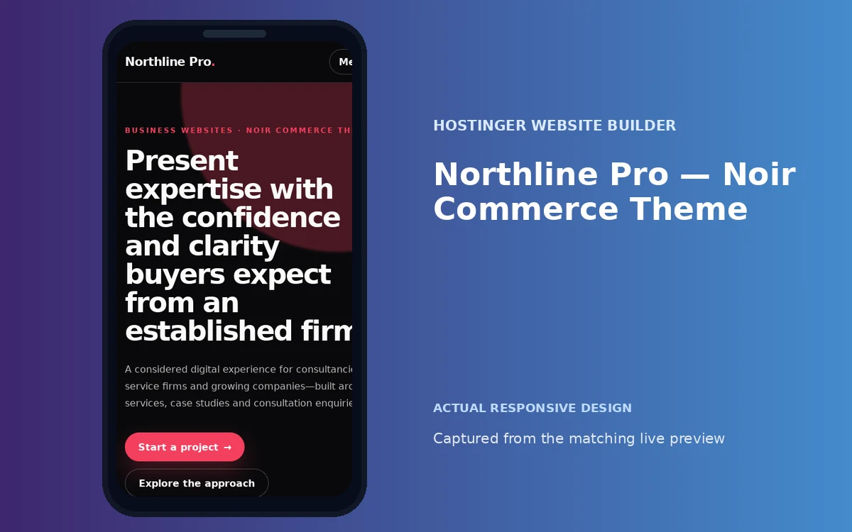 Northline Pro — Noir Commerce Theme screenshot 4