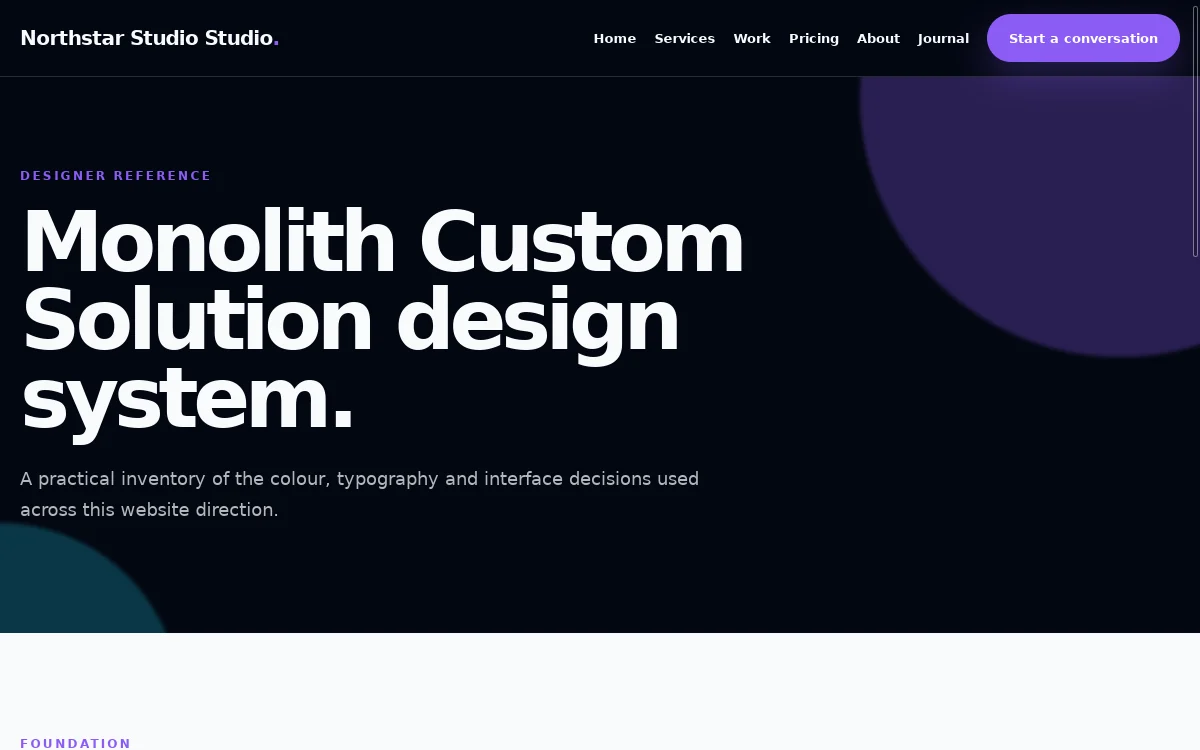 Northstar Studio Studio — Monolith Custom Solution screenshot 3
