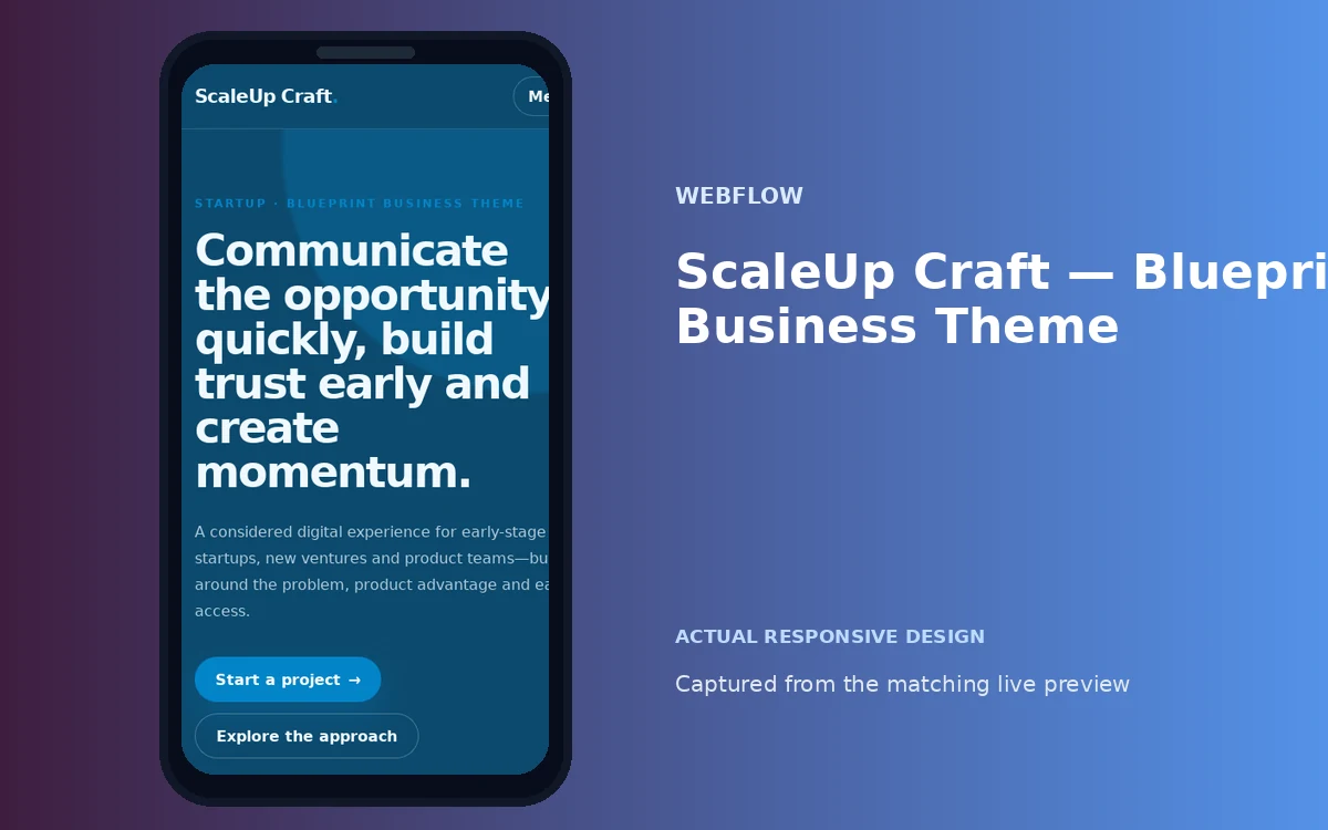 ScaleUp Craft — Blueprint Business Theme screenshot 4