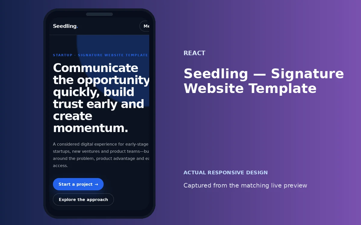 Seedling — Signature Website Template screenshot 4