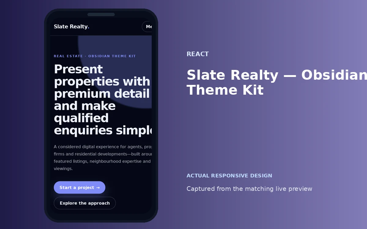 Slate Realty — Obsidian Theme Kit screenshot 4