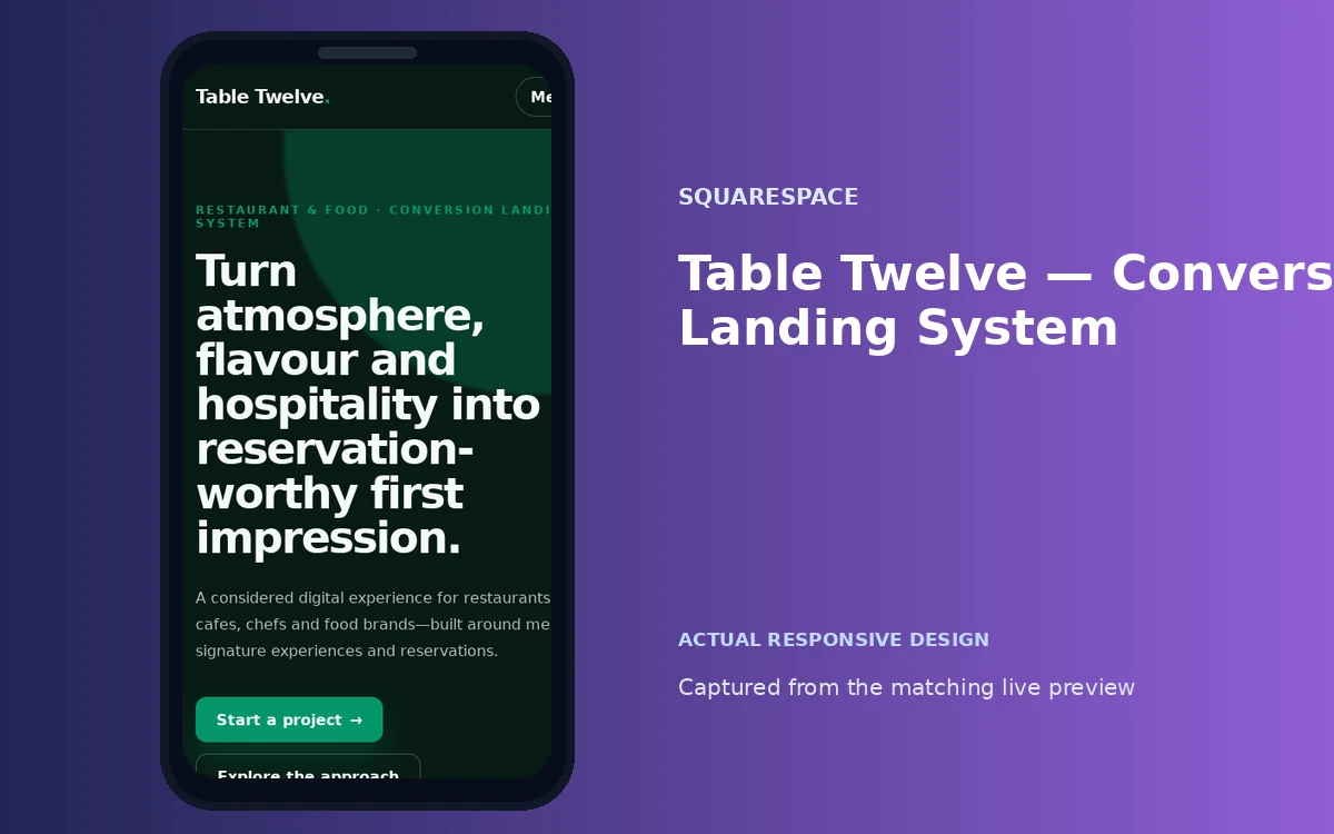 Table Twelve — Conversion Landing System screenshot 4