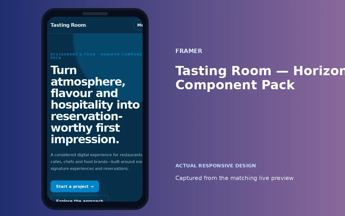 Tasting Room — Horizon Component Pack screenshot 4