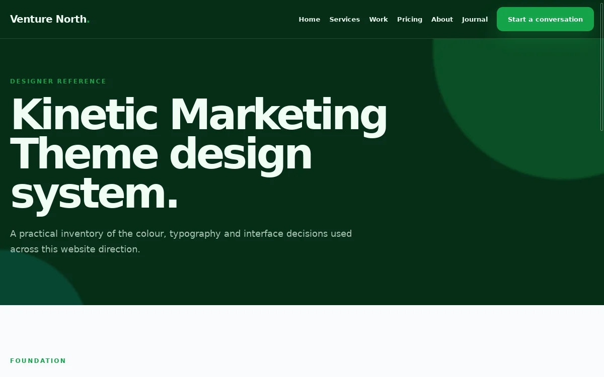 Venture North — Kinetic Marketing Theme screenshot 3