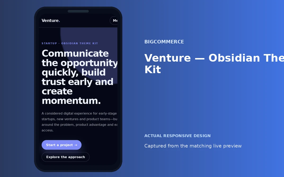 Venture — Obsidian Theme Kit screenshot 4