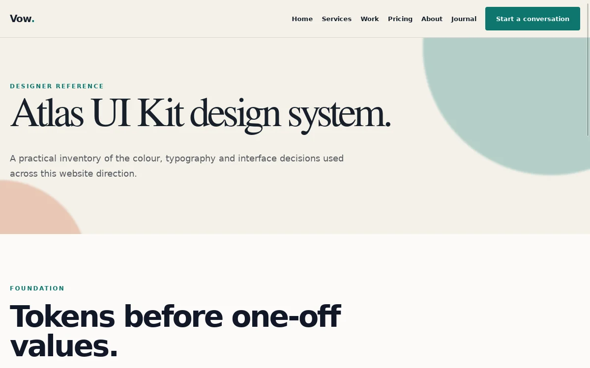 Vow — Atlas UI Kit screenshot 3